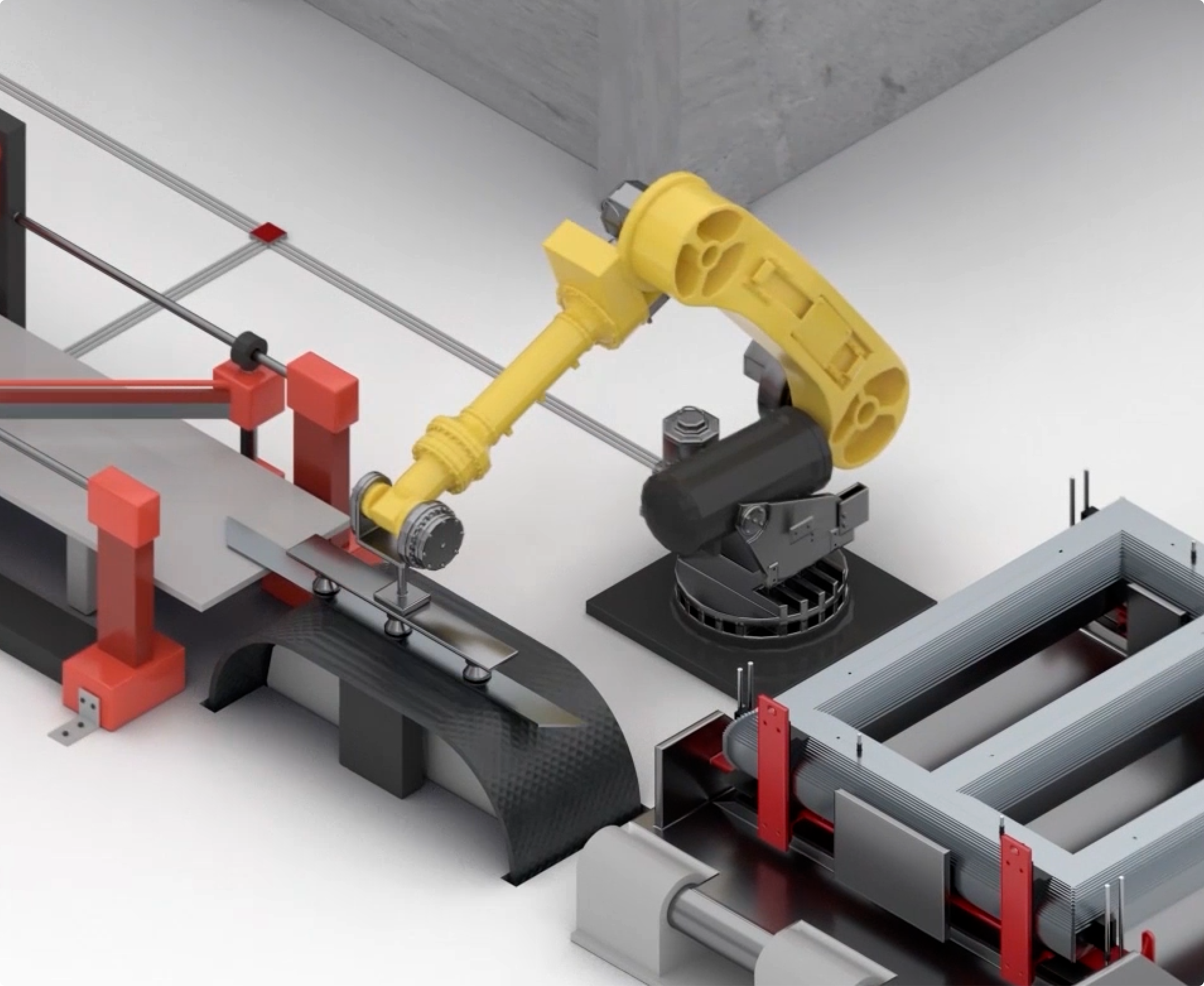 Robotic handling on the production line